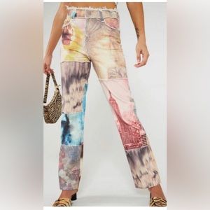 Jaded London Patchwork Statue jeans